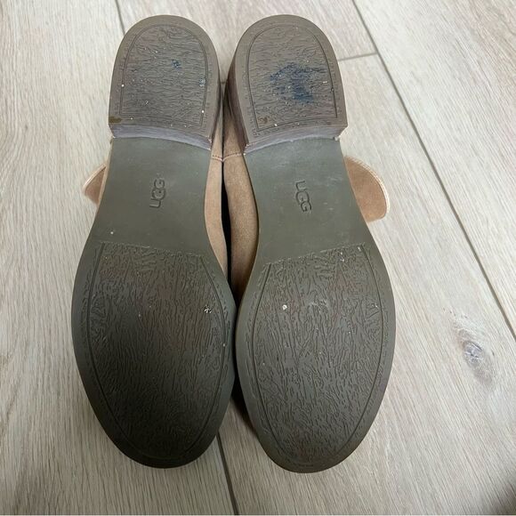 UGG Australia Darling Suede Ankle Boots Chestnut Size 11 - Picture 9 of 10